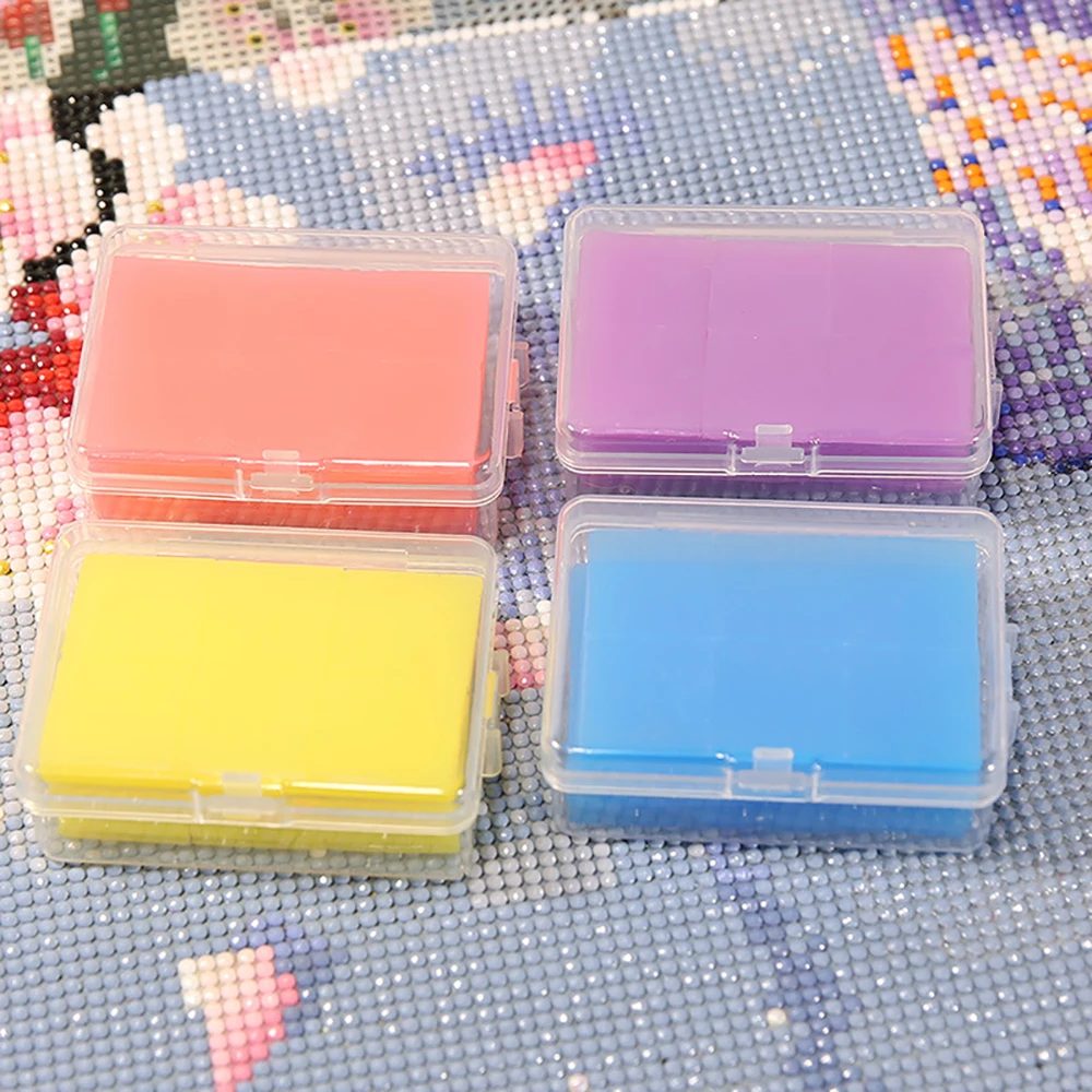 Diamond Painting Daub Colored Square Daub Special for Cross-stitch Dot Drill DIY Dot Drill Box diamond painting,diamond painting accessories,diamond painting accessory box