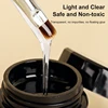 5 IN 1 Japanese Hard Top Coat 15ml Reinforce Gel Nail No Wipe Top Gel Efficient Function Adhesive Water Nail Art Gel DIY Design 2