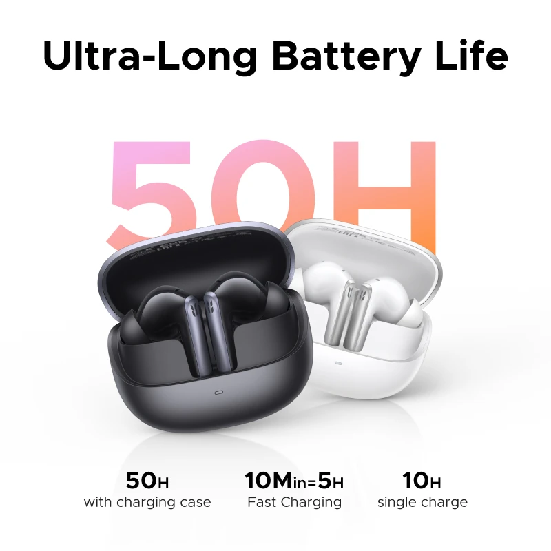 【2026 NEW】UGREEN EchoBuds Plus In-Ear Bluetooth Wireless Active Noise Cancelling Earphones 55dB Adaptive ANC, LDAC Headphones - Ảnh 4