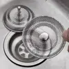 New Stainless Steel Kitchen Sink Filter Mesh Hair Catcher Water Basin Strainer Bathroom Accessories Drain Hole Trap Waste Screen 1