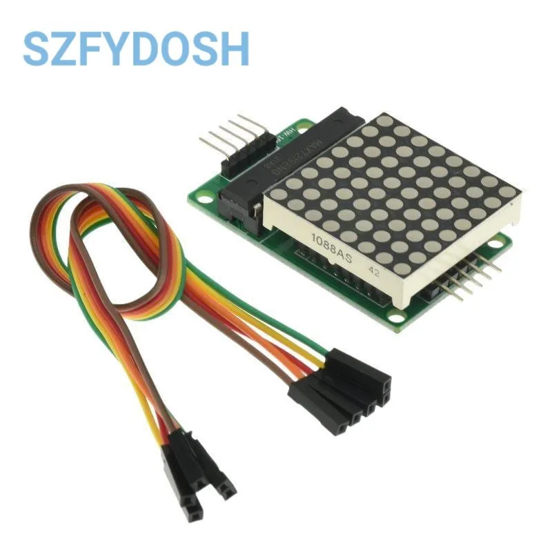 LED Dot Matrix Module for DIY Kit with Cable - 60x60 Display