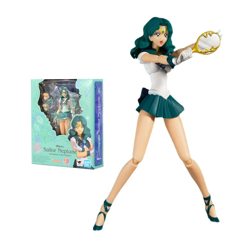 

Фигурка Bandai Сейлор Мун SHF Kaiou Michiru Нептун анимационная цветная настоящая аниме фигурка игрушка Фигурки игрушки для детей