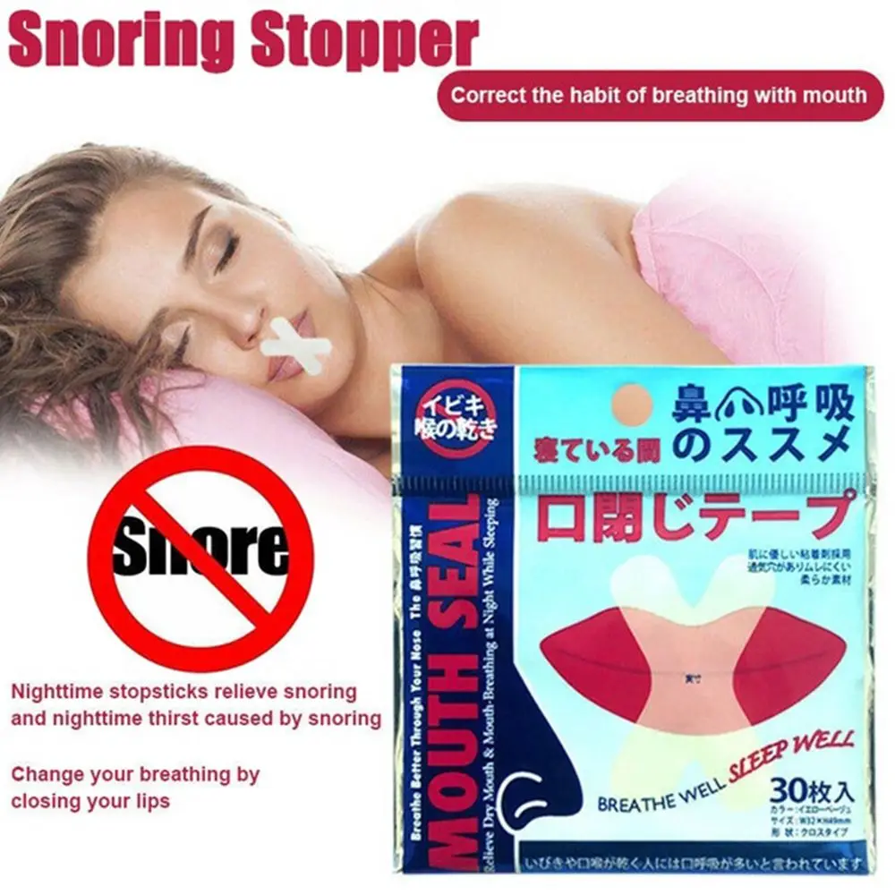 

Gentle Soft Safety Supplies Sleeping Soundproof Sleep Strips Noise Reduction Mouth Tape Breathing Improved