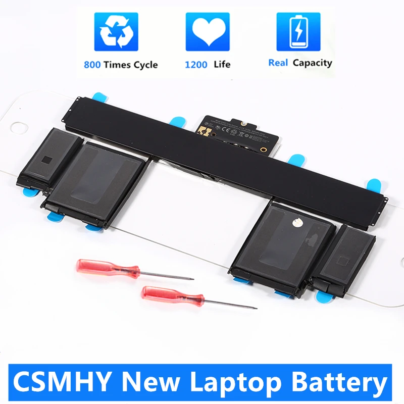 

CSMHY New A1437 Laptop Battery For Apple MacBook Pro 13" Retina A1425 Late 2012 Early 2013 11.21V 6600mAh/74WH Free Tools