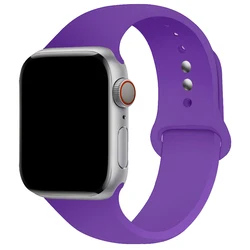Premium Sports Silicone Watch Band - Durable & Stylish Bracelet Replacement - M - L (22 Dark Purple)