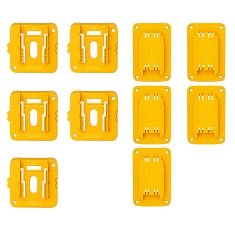 

Battery Holder Tool Holder,5Pcs Battery Holder Wall Mount For Dewalt Battery,5Pcs Tool Holder Wall Mount For Dewalt Tool Durable