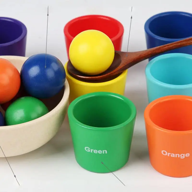 Рисунок 6 - Деревянные игрушки Монтессори для раннего развития