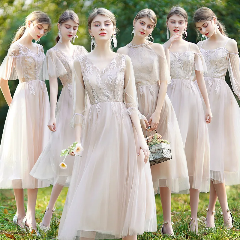

Hong Hu Formal Dress for Women F5 2023 Summer Wedding Bridesmaid Sisters Show Graduation Date Evening Dinner