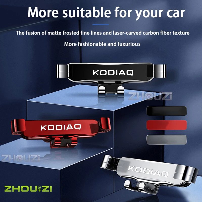 Car Mobile Phone Holder For Skoda Kodiaq GT-Air Vent Mounts Stand GPS Gravity Navigation Bracket