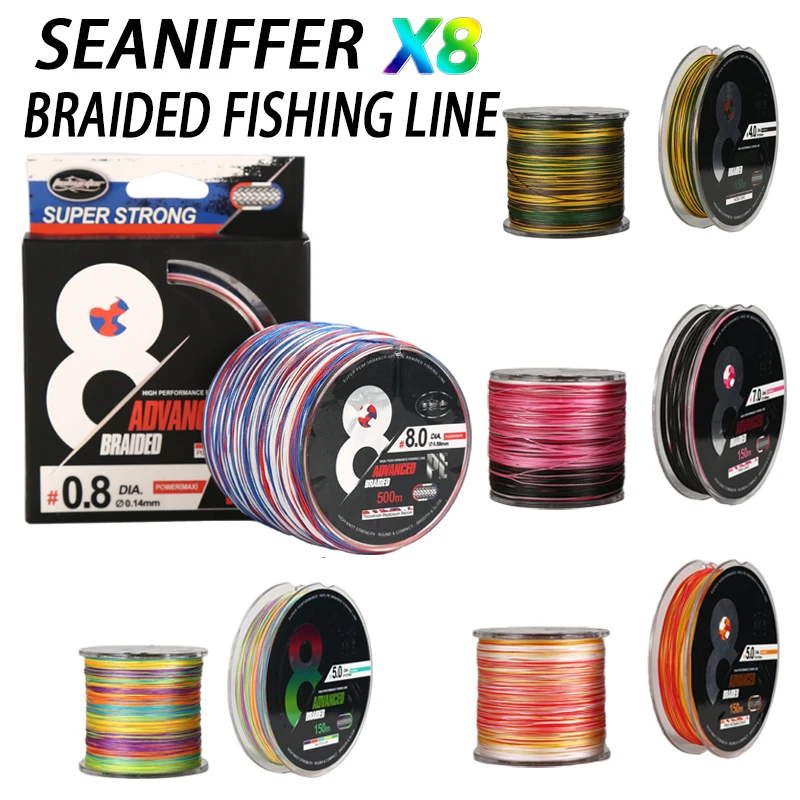

ZUKIBO Fishing Lines 8 Strands Braided PE 150M 300M Japan Smooth Multifilament Line Carp Fly Fishing Wire Strong 8X Weave Pesca