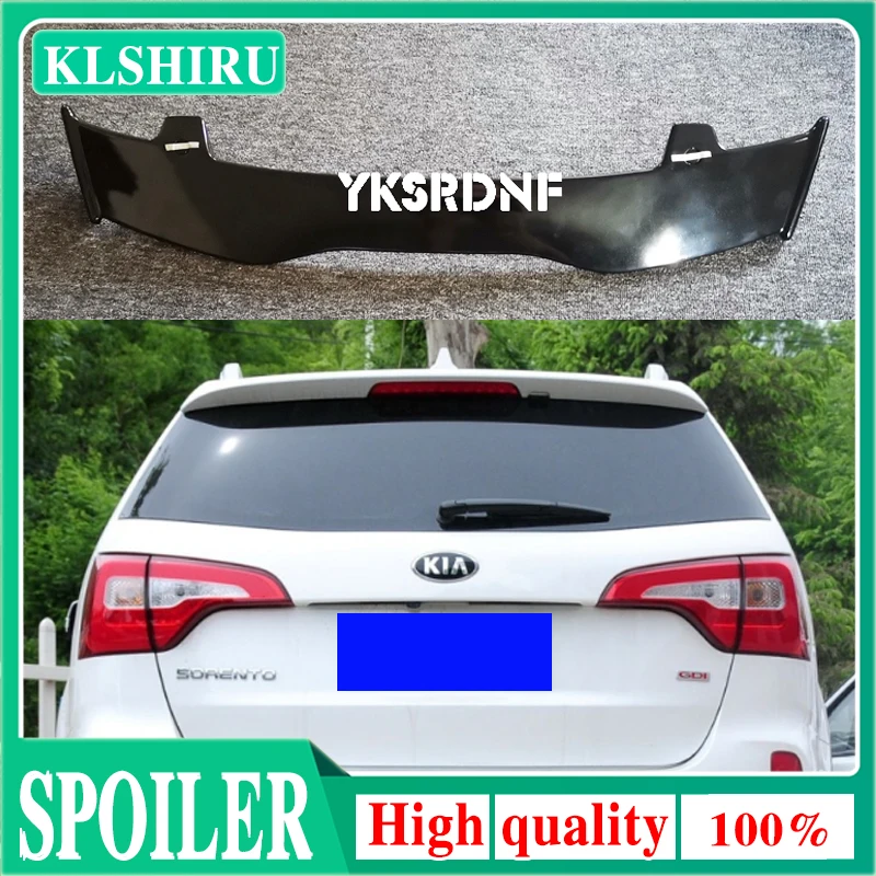 High Quality Abs Plastic For Kia Sorento 20112014 Spoiler Carbon Fiber