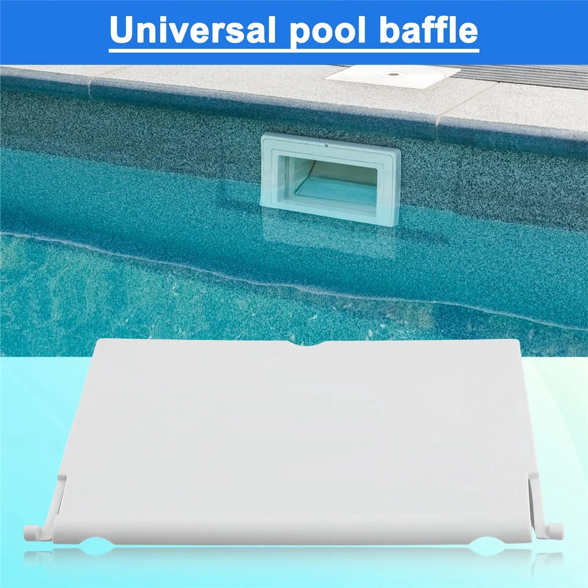 Weir Skimmer Gate Weir Baffle with Sponge for Hayward Skimmer Replacement Parts Pool Cleaning Tools