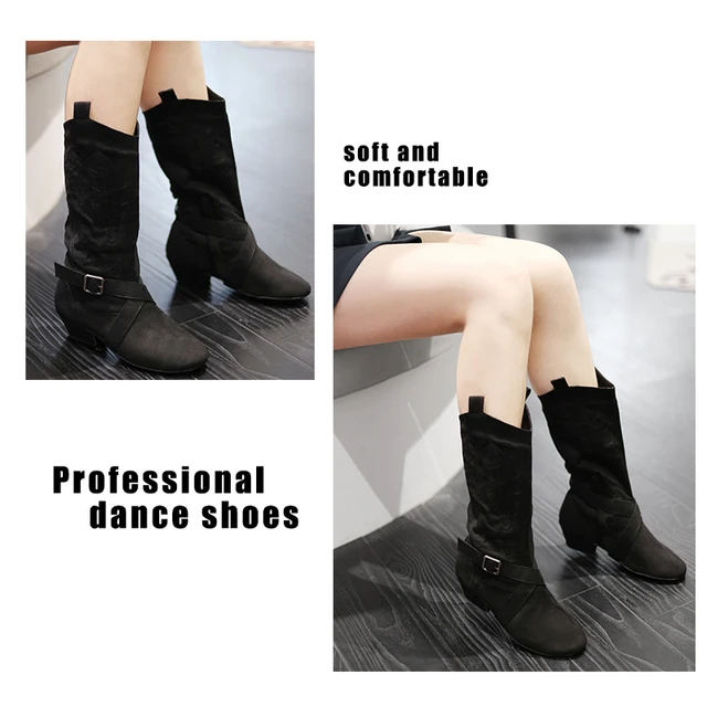 Line Dance Professional Dance Boots Evkoodance Practice Latin