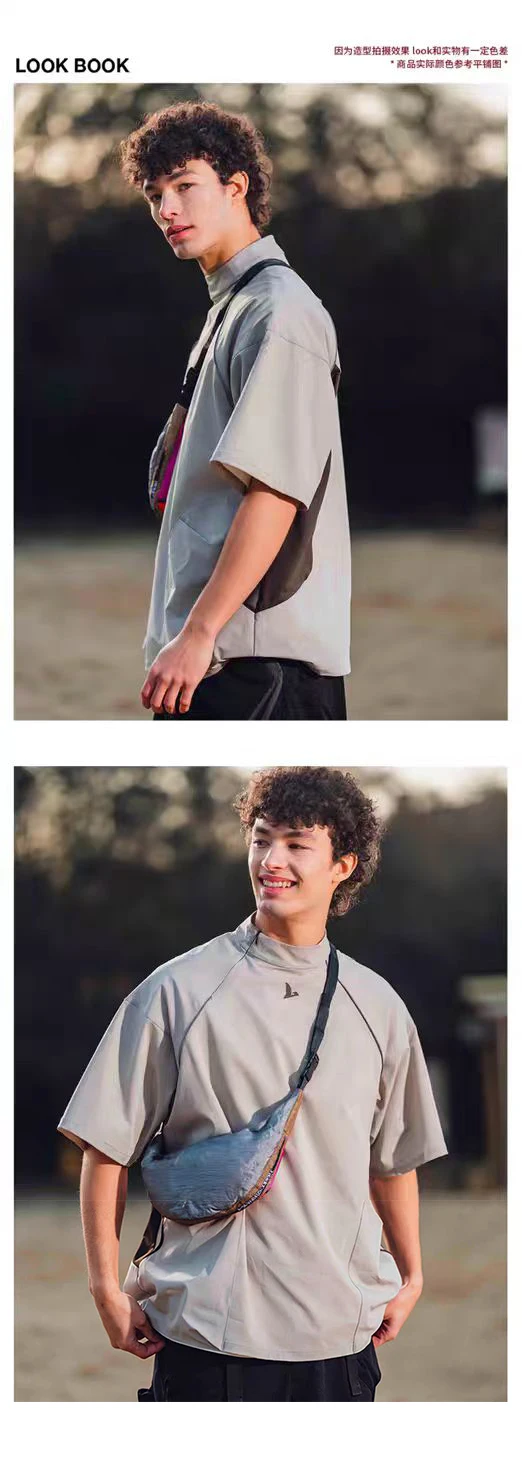 Halcyon 24ss Breathable outdoor t-shirt 3d pockets reflective elements quick drying material  gorpcore
