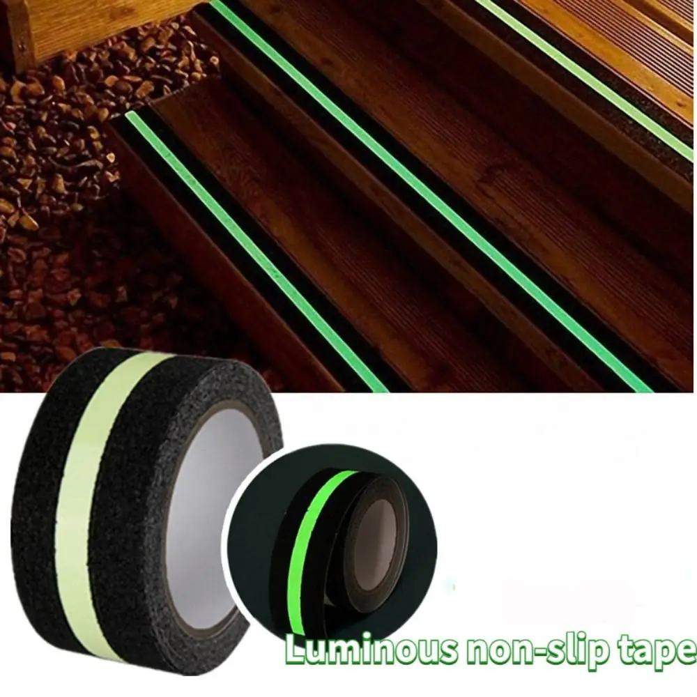 

DIY Luminous Tape Warning Tape Anti Slip For Stair Treads Glow in The Dark Safety Track Tape Skid Tape