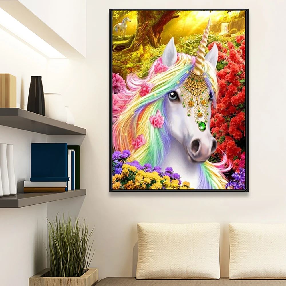 Scenery 5D DIY Diamond Painting Kit Animal Cat Cross Diamond Embroidery Painting Resin Full Round Mosaic Home Decor Gift diamond painting painting set