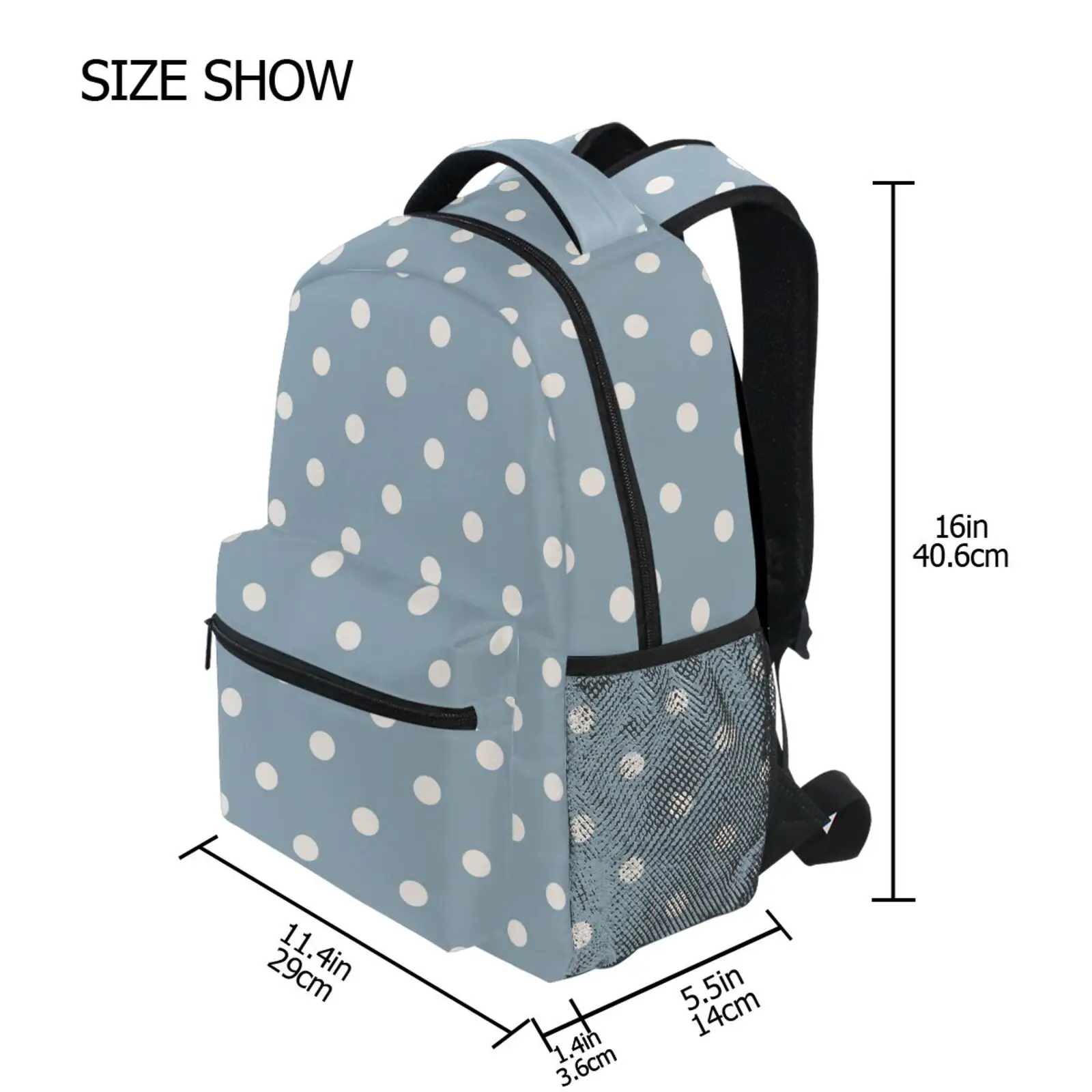 2023 New Large Capacity Backpack Women Laptop Backpacks Dot Design School Bags Teen College Grils Student Backpack mochila