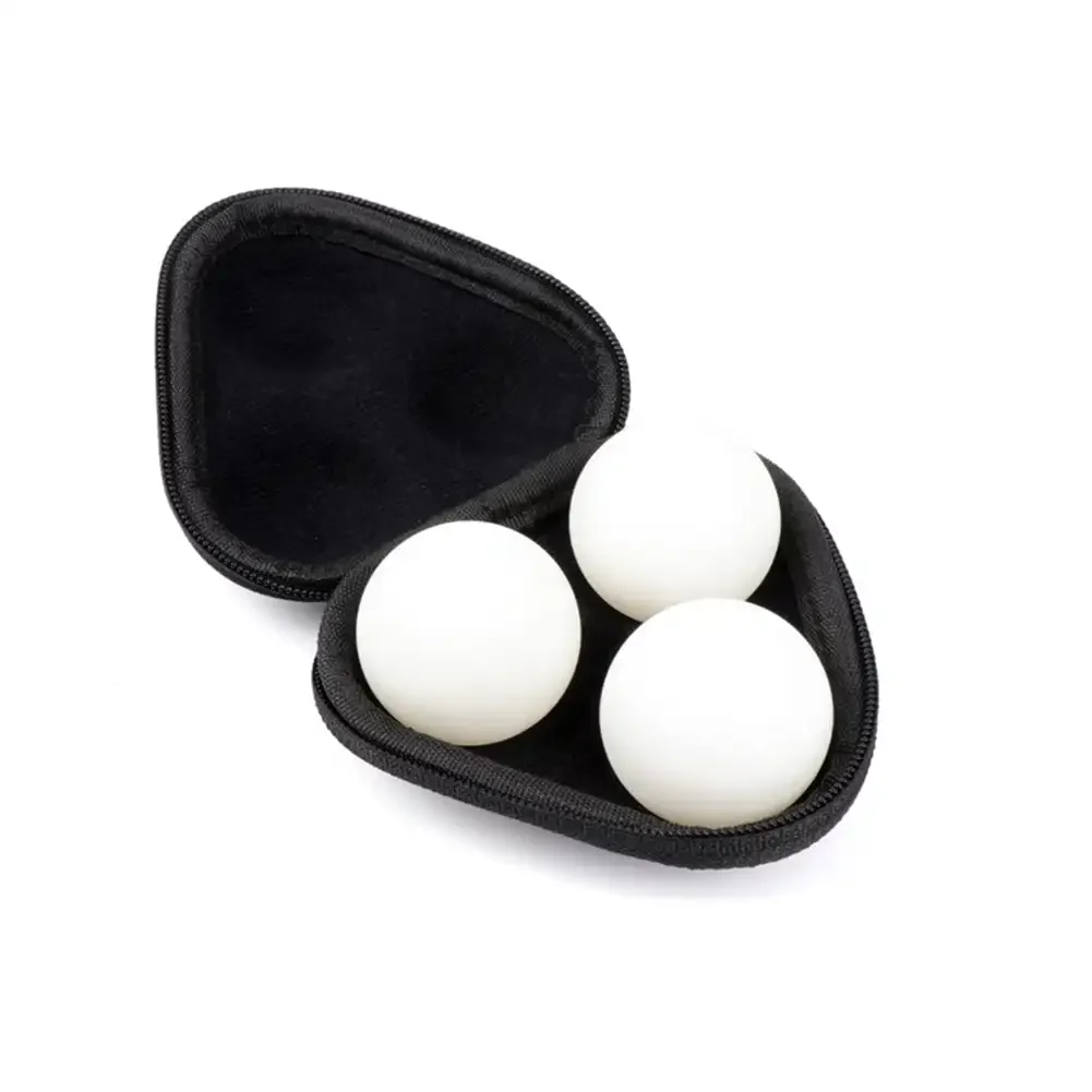 Table Tennis Box Case 3 Pong Balls Storage Bag Hard Boxes EVA Organizer Indoor Sports Table Tennis Accessories