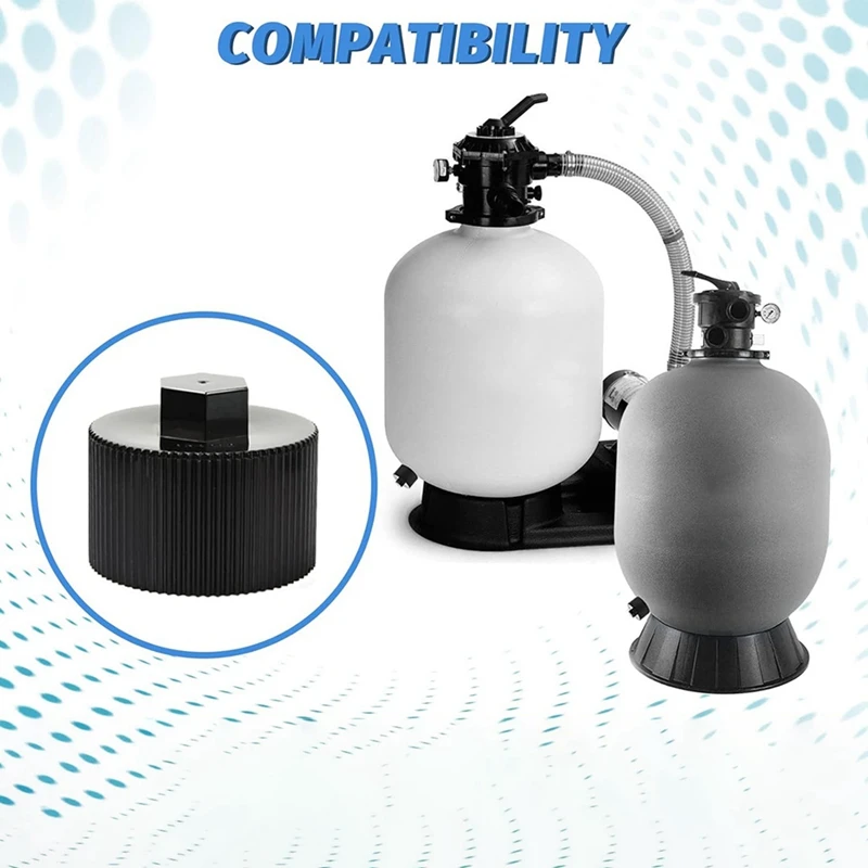 154712 Drain Cap Replacement For Pentair Sand Dollar Top Mount Pool, Spa Sand Filter Models Sd 35, Sd 40