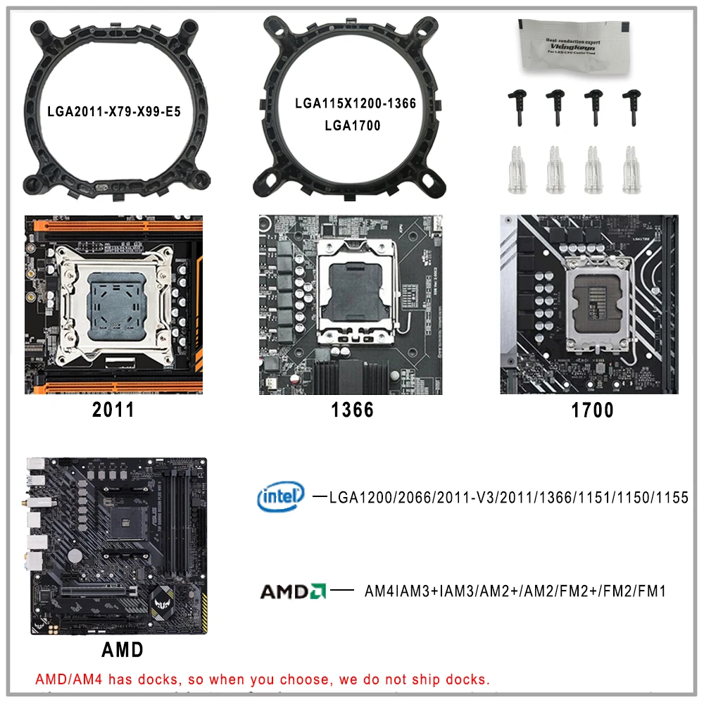 X99 Processor Cooler Lga 2011 V3 4pin Rgb Fan Cpu Tower Heatsink 4 Heatpipes Cooling Cpu for Intel LGA 1200 1150 AMD AM4 — view 4
