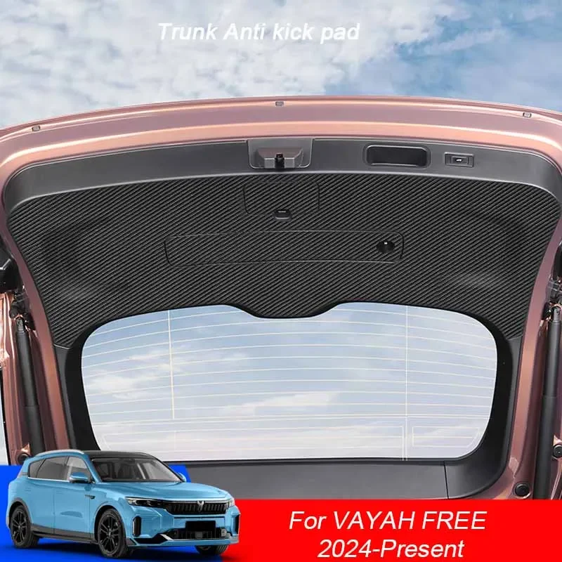 

Car PU Leather Mats Anti-kick Cushion Trunk Weather Dustproof Protection Tailgate Pad Sticker For VOYAH FREE 2024-2025 Accessory