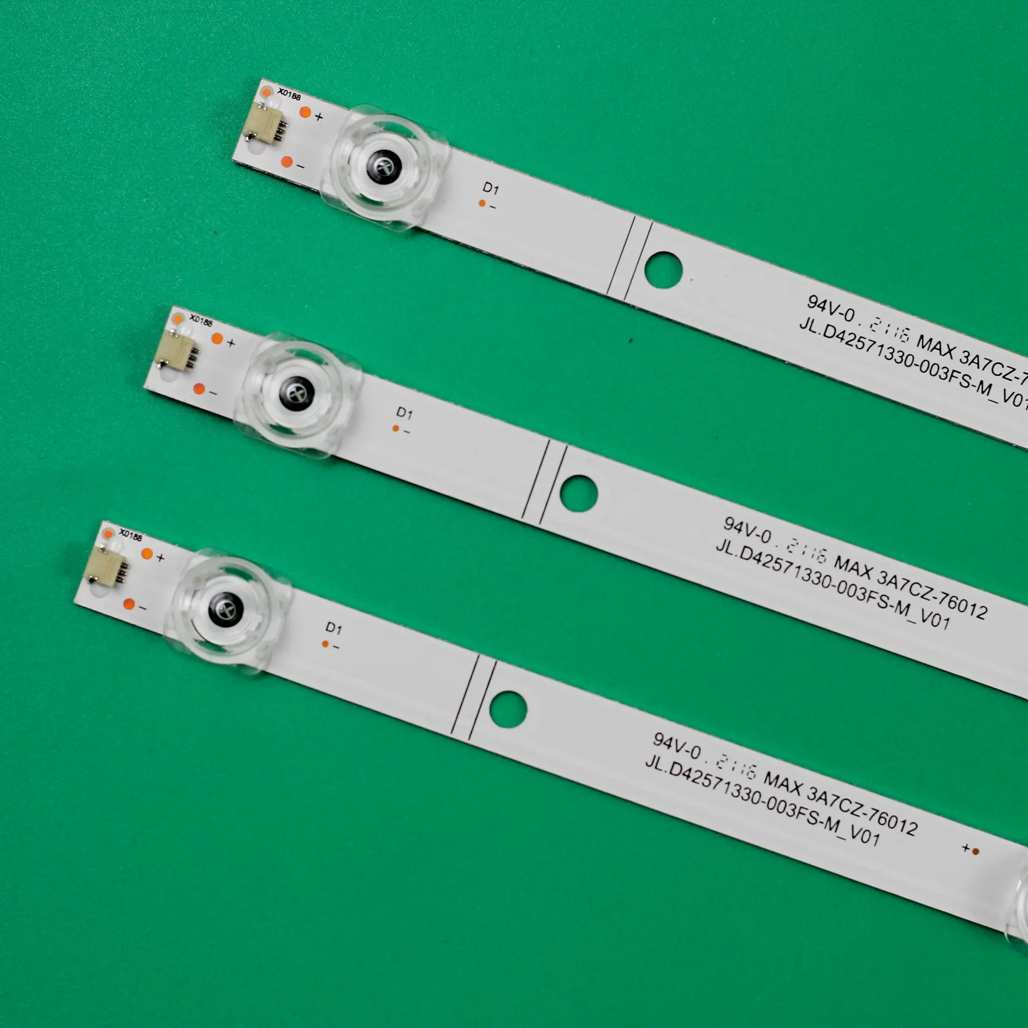 Tira de Retroiluminação Led para Hisense 43a6101ee H43be7000 H43b7100 H43b7100uk hl 43j802 Svh425a05 Led 760 mm - Imagem 3
