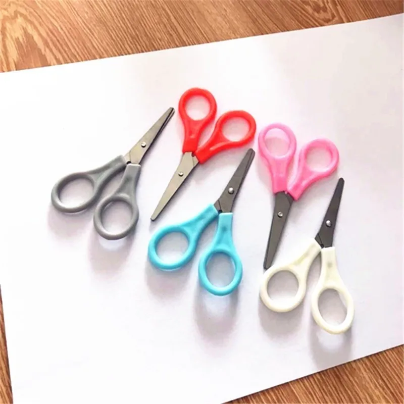 학생용 가위 DIY 수제 가위 안전 자 가위 문구류 학생용품 종이 및 직물용 사무용품