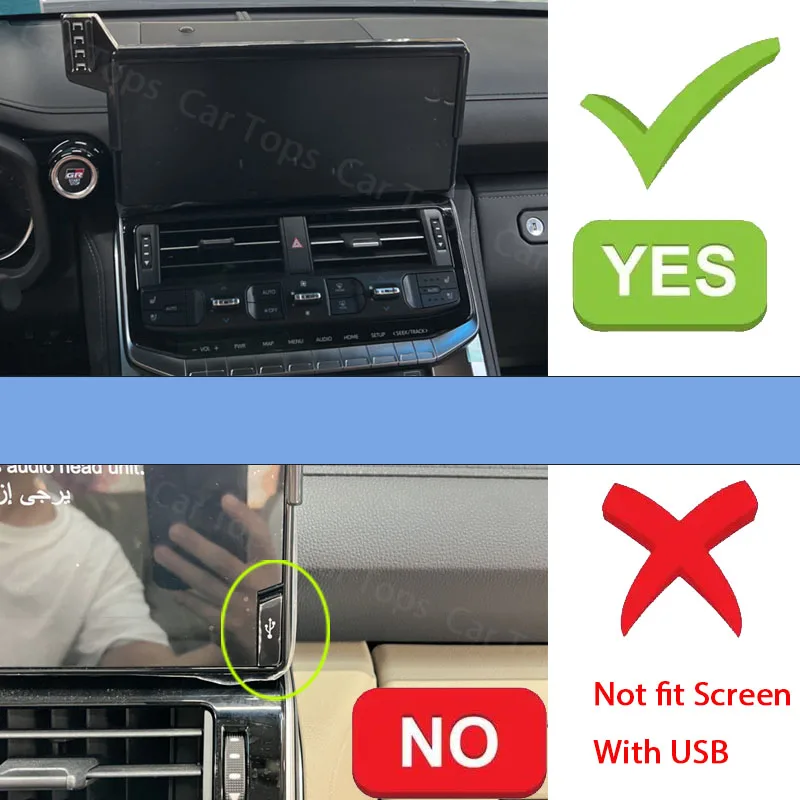 Universal Car Mount Phone Holder with Screen Fixed Bracket and Gravity Stand