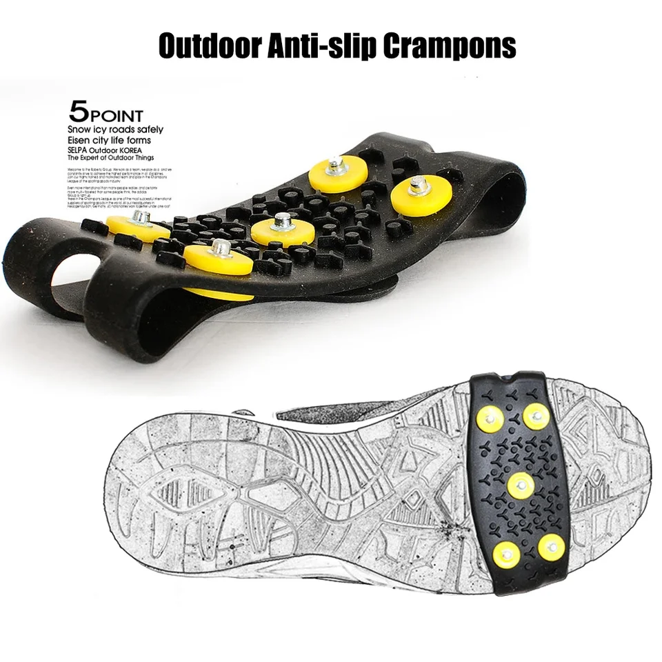 Ramponi Per Trekking Punte Antiscivolo Invernali Ramponi Da Neve E Ghiaccio - Picchi Per Scarpe Ramponi Per Trekking Punte Antiscivolo Invernali Ramponi Da Neve E Ghiaccio - Picchi Per Scarpe