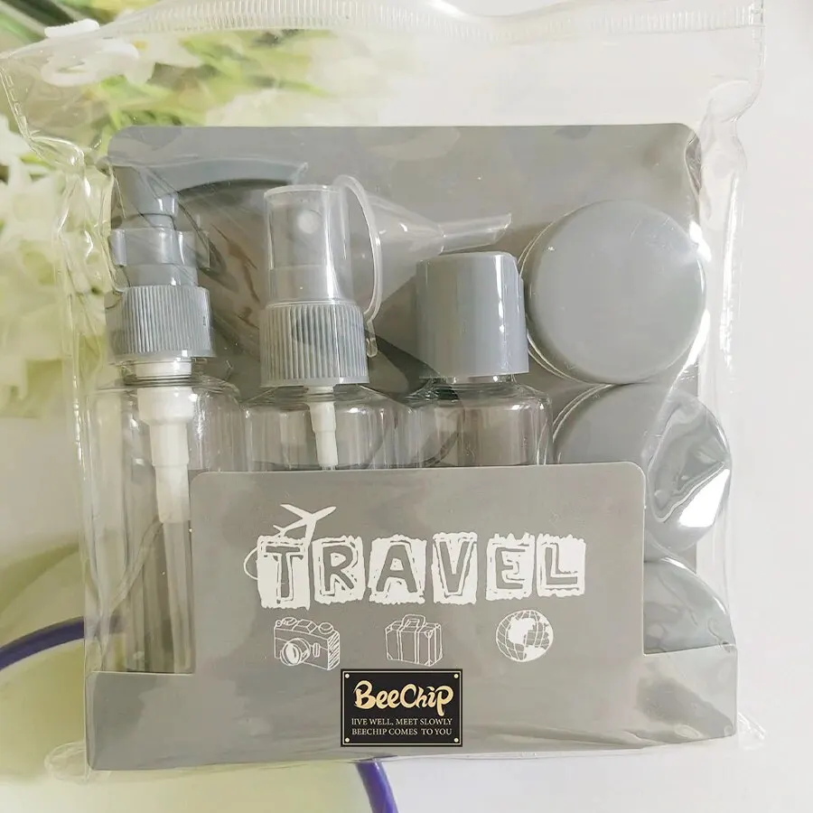 6 PCS Split Bottle Set Cosmetics Lotion Shampoo Bath Gel Toothpaste Travel Portable Waterproof Seal Travel Supplies