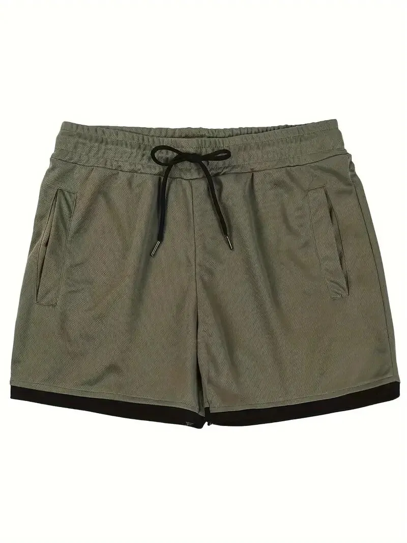 Summer Men Sports Shorts Fitness Basketball Beach Pants Mesh Breathable Bodybuilding Gym Training Shorts Men's Sweatpants