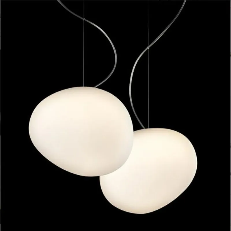 

Подвесные лампы Pebble в скандинавском стиле, стеклянные светильники для гостиной, столовой, торговых центров, спальни, кафе