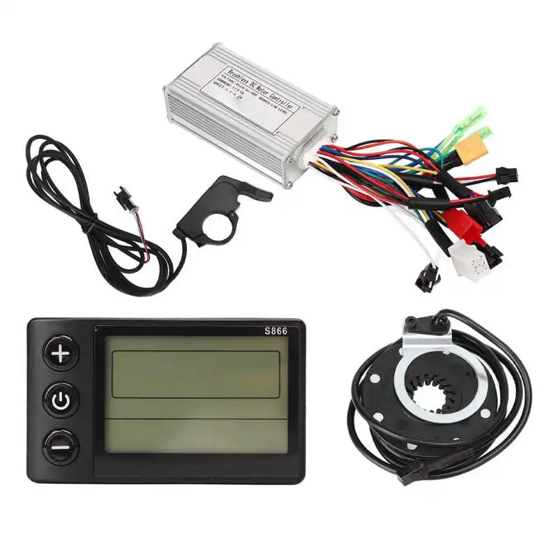 electric bike controller electric bike accessories Electric Bike Controller Kit Self Learning Thumb Throttle Magnetic Assist Sensor for 36V 48V Motor