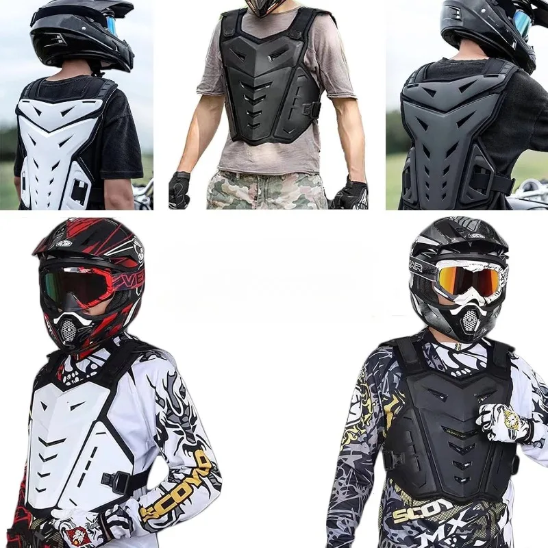 Motorcycle Mens Back Protection Chest Armor Dirtbike Riding Off-Road Racing Skiing Motocross for Adult Protector Body Guard Vest
