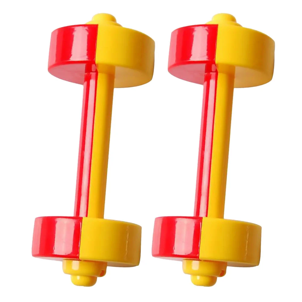 

Children Dumbbell Toy Plastic Dumbbell Toy Fitness Weight Lifting Dumbbell Gymnastic Equipment Props Early Toys For Kids