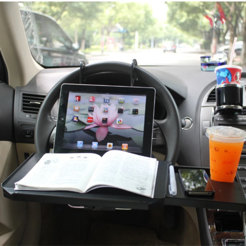 

Vehicle-Mounted Multi-Purpose Computer Table Table Shelf Can Be Folded, Telescopic, Placed Mobile Phone, Mouse Computer Drinks