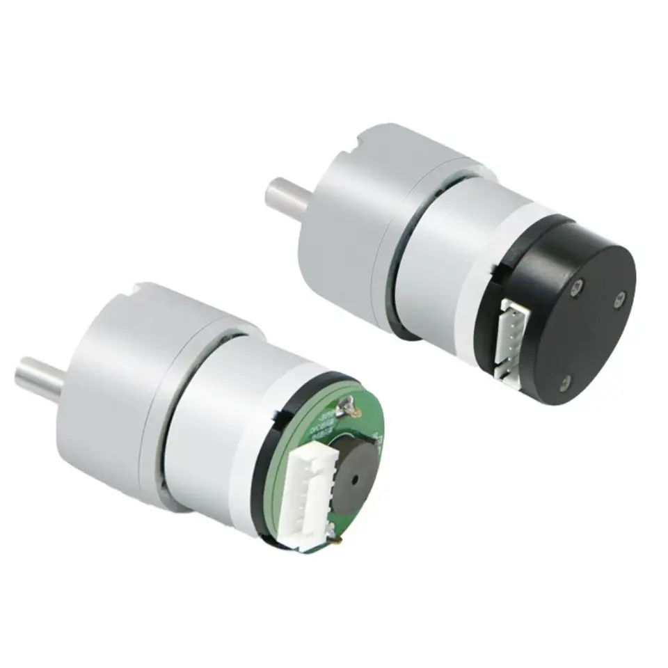 MG513 DC 12V Reduction Gear Motor GMR Encoder Code Speed Measurement DIY Self-Balancing Car Inverted Pendulum/Upright ROS Robot image 2