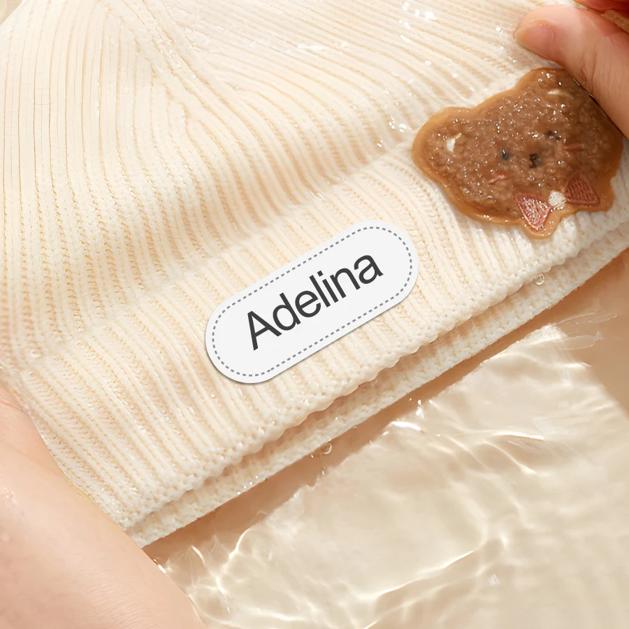 Labels for Ironing-for Cotton-Personalized for School,Sport,Club,Retirement Home,for Clothes,DIY Accessories,Machine Washable