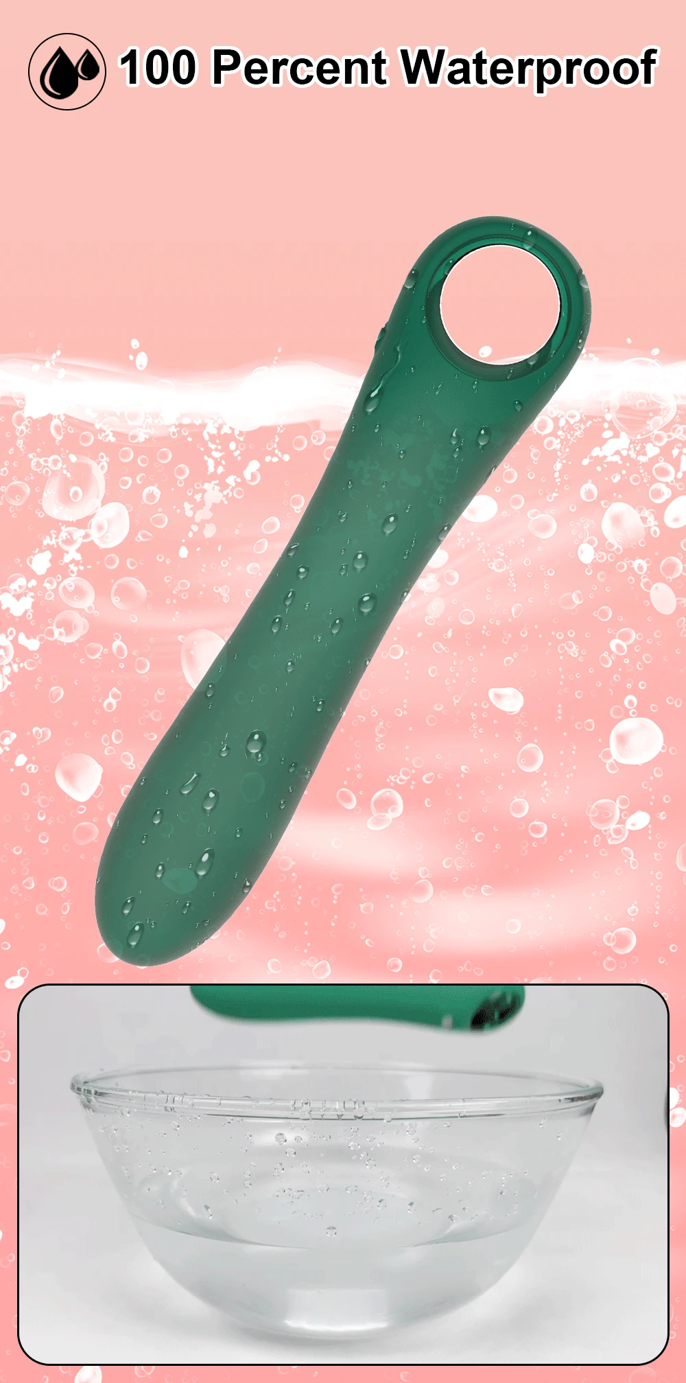 Powerful Silicone G-spot Vibrator And Clitoral Anal Stimulator_voghion.com