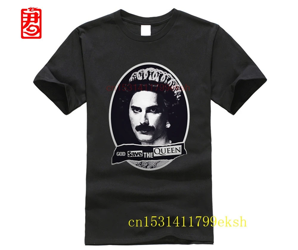 

Freddie Mercury - God Save The Queen Shirt Tshirt M58 LGBT