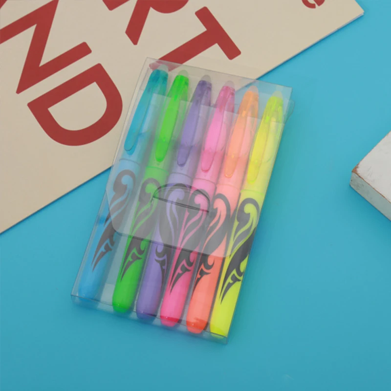 Highlighters Markers Erasable Pen Pastel Drawing Pens Student School  Gadgets Erasable Markers Office Supplies Cute Stationery