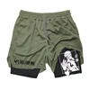 Anime Gym Shorts 2 In 1 Double Layer Men Workout Sports Jogging Sportwear Training Sport Shorts Male Summer Performance Shorts 5