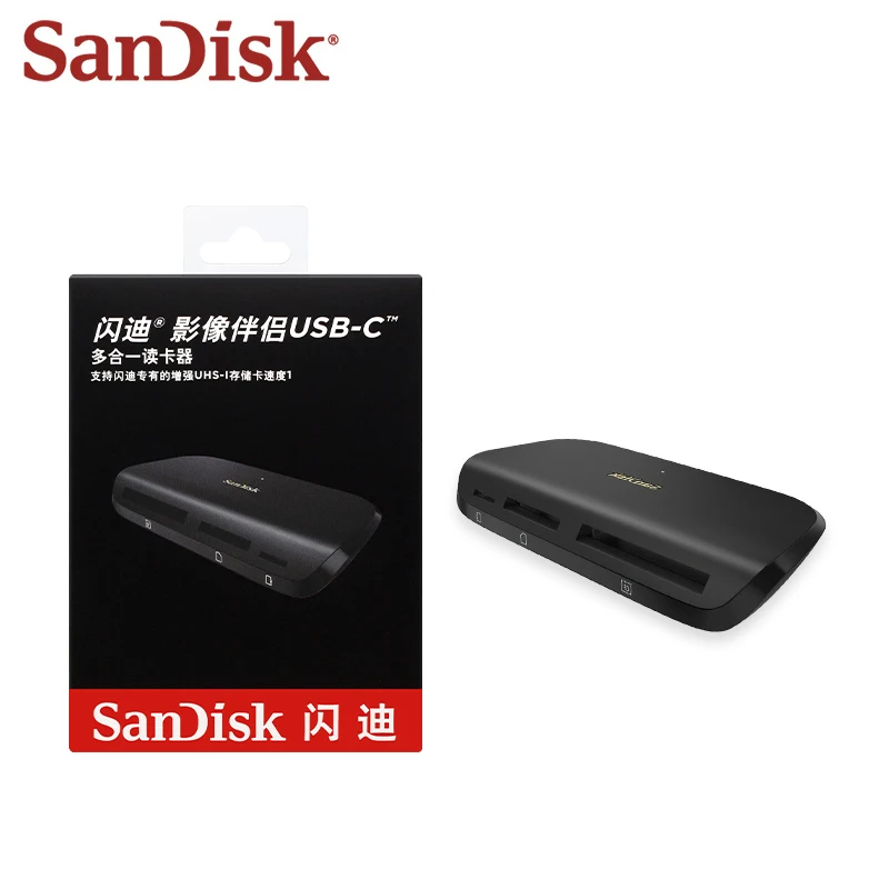 SanDisk USB 3.0 카드 리더, USB-C 카드 리더, 고속 C타입 ImageMate Pro 리더, SD 카드 CF 카드 마이크로 SD 카드용