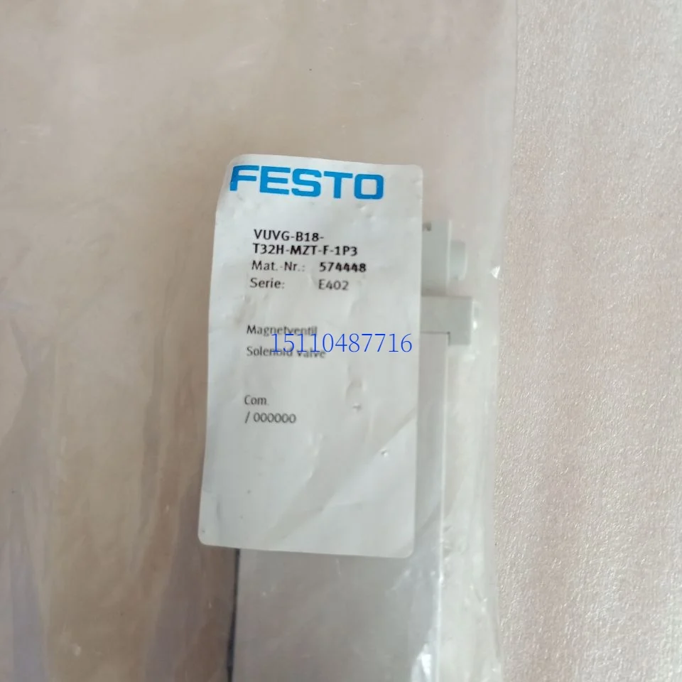 

The New Festo Solenoid Valve VUVG-B18-T32H-MZT-F-1P3 574448 In Stock