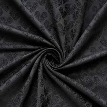 Solid Black Jacquard Fabric Geometric Star Kids Curtain Soft Drape Unisex Home Design Decor Sustainable Spring Fall Neutral 1