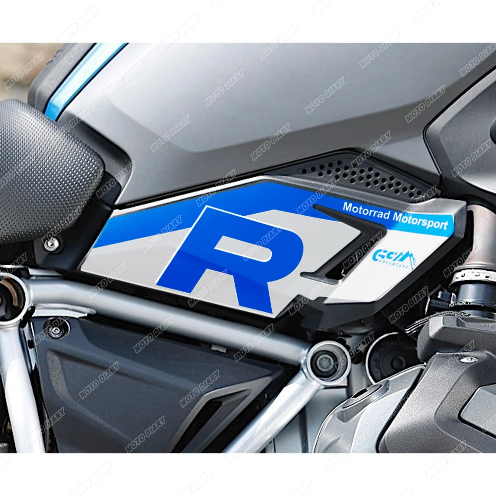 R1200 GS R1250 GS Motorcycle Sticker Side Fairing Triple Black Decals Waterproof For BMW R1200GS R1250GS Triple Black 2017-2023