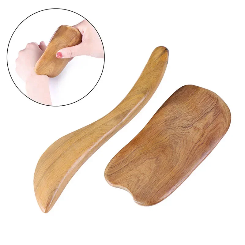 

Natural Sandalwood Scraping Board Solid Wood Massage Acupoint Pressing Promoting Blood Circulation Relaxing Muscles Health Care