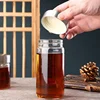 100-500ml Graduated Glass Bottle High Borosilicate High Temperature Resistant Glass Jars Leak Proof Storage Bottle Spice Jars 4