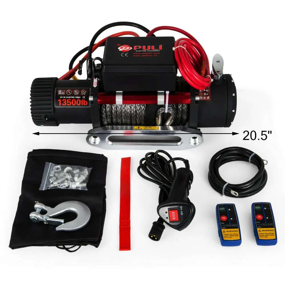 Malacate Winch 4x4 Electrico 12v 13500lbs Linga Nylon Remoto