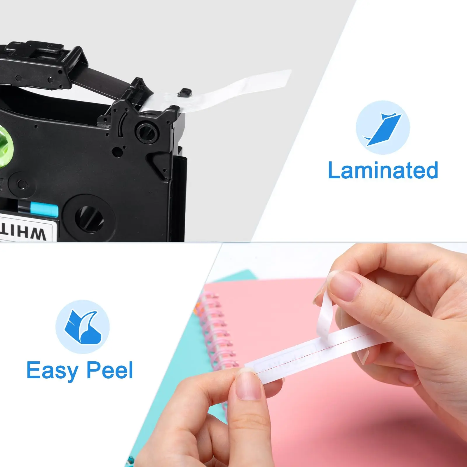 Versatile 12mm Label Maker Tape for Efficient Organization